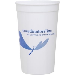 22 oz. Smooth White Stadium Cup (high qty)