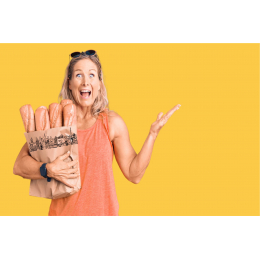 Paper Bags - Size 14.5" Wide x 9 " Gusset x 16.25" High