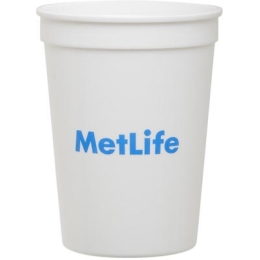 12 oz. Smooth White Stadium Cup (low qty)