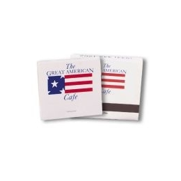 Personalized 30 Stem Matchbooks Printed in Stock Colors Red, White and Blue
