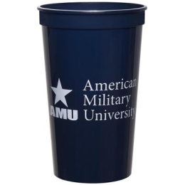 22 oz. Smooth Colored Stadium Cup (low qty)