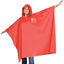 Custom printed core ponchos